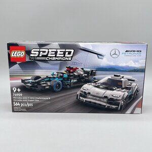 Lego #76909 Mercedes-AMG F1 W12 E Performance & Project One 564 Pieces Retired